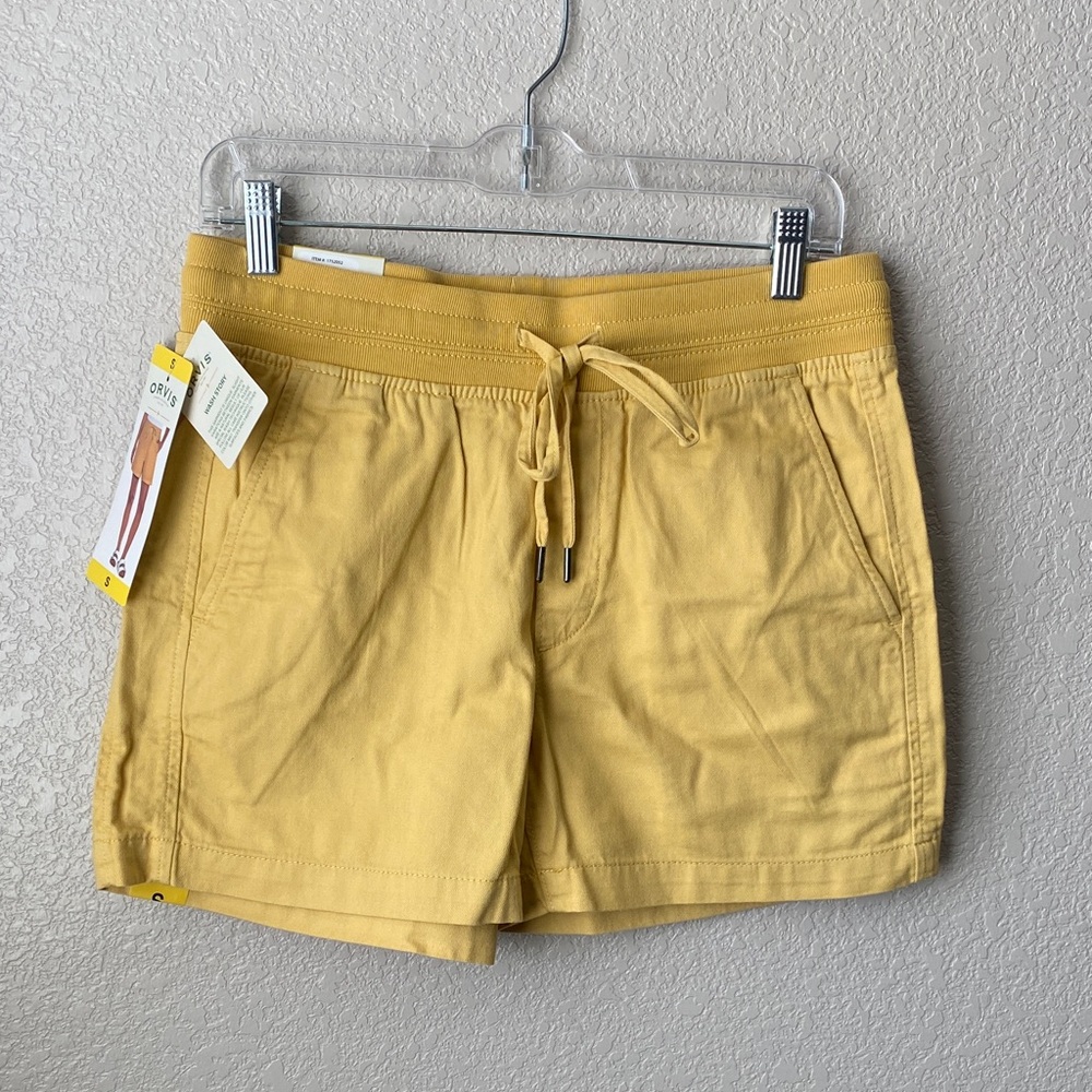 Orvis Women's Pull-On Casual Shorts, Yellow, Size- S